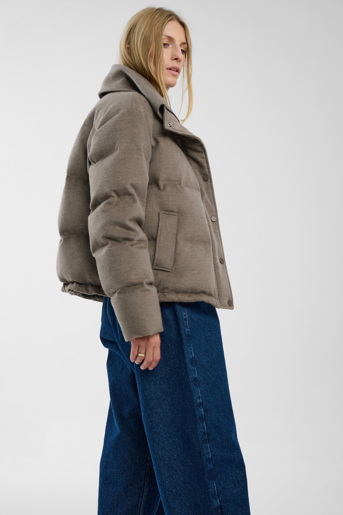 Kurtka puchowa Aurora Light Brown