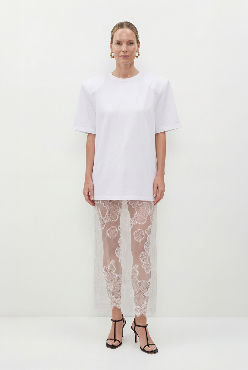 Spódnica Roanne Lace White