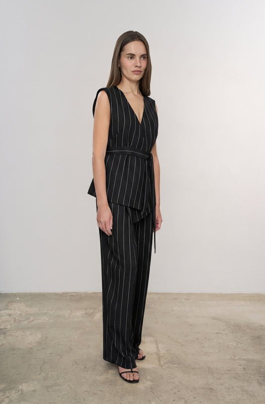 Spodnie Flow Stripe Black