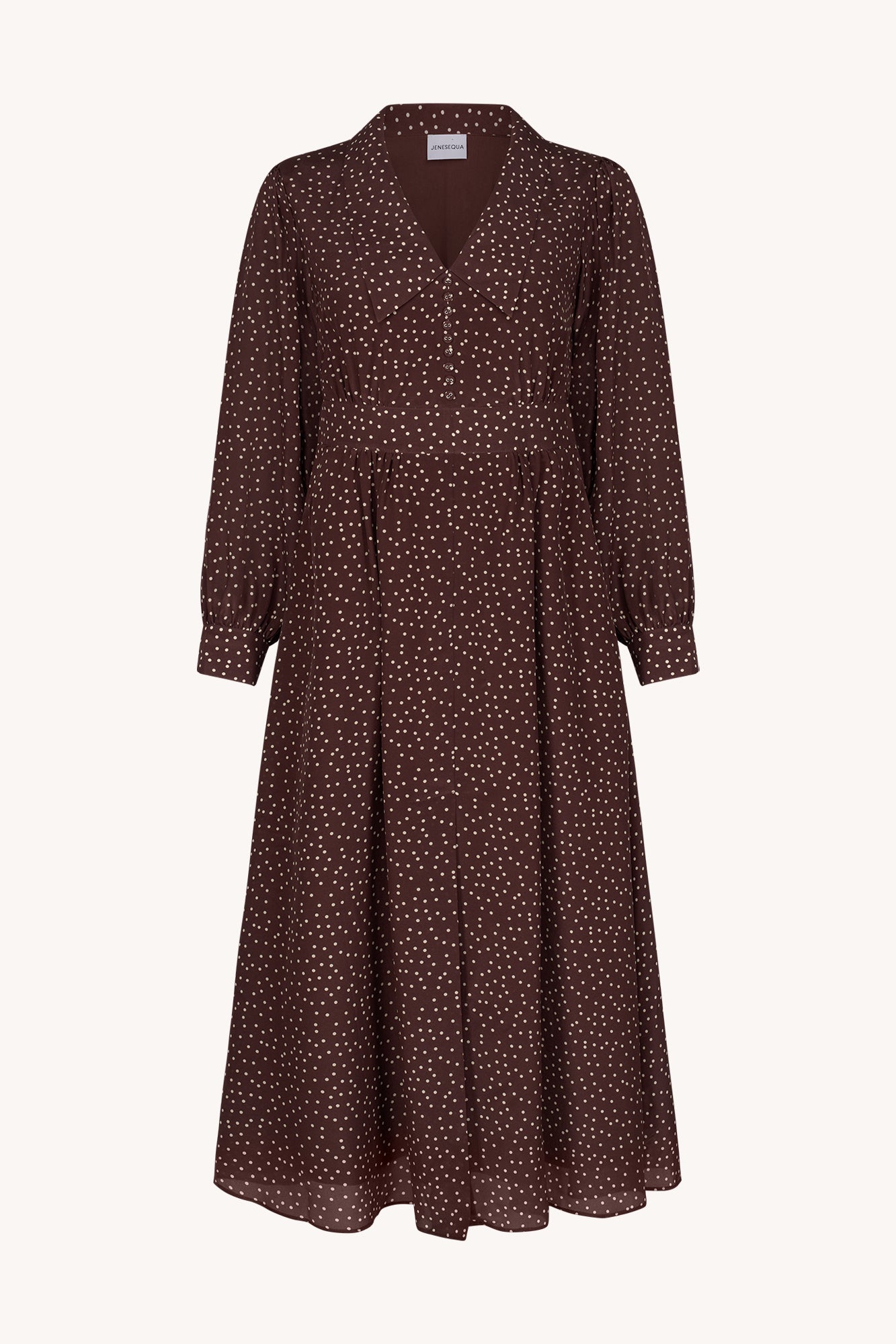 Sukienka jedwabna Avignon Brown