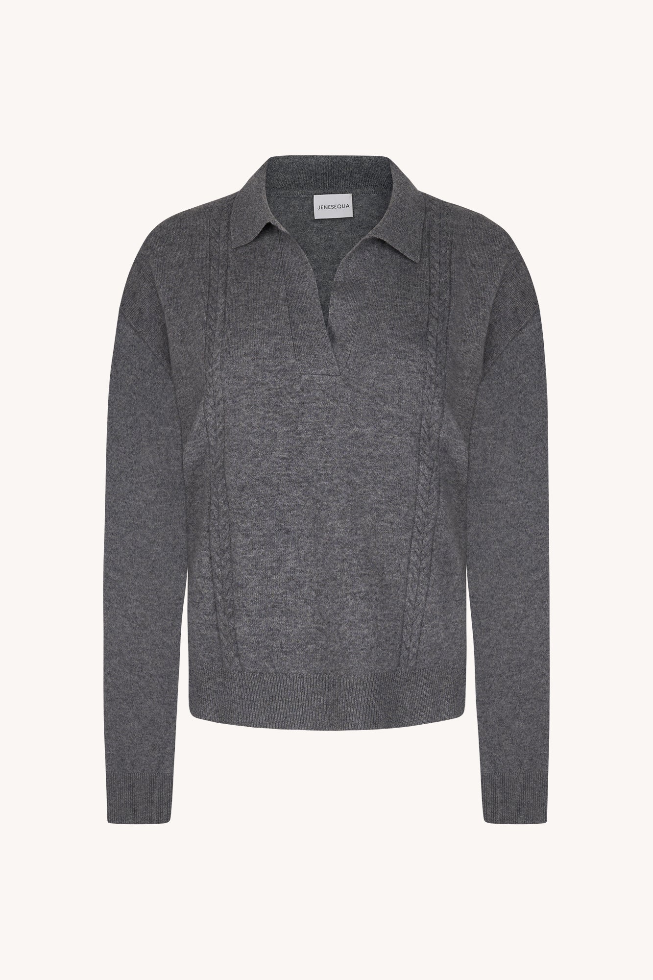 Sweter Emma Polo Grey